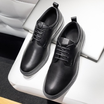 Pantofi casual negri barbati din Piele naturala MOD11903, 2, modlet.ro