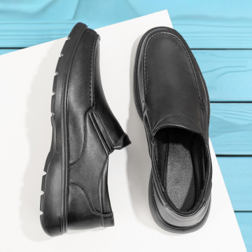 Pantofi casual negri barbati MOD11224, 3, modlet.ro