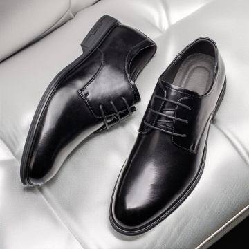 Pantofi eleganti barbati cu siret negri din Piele naturala MOD12201, 1, modlet.ro