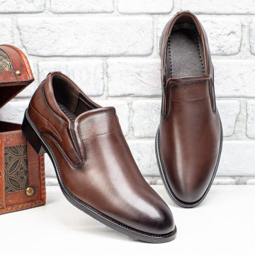 Pantofi eleganti barbati maro MOD09628, 2, modlet.ro