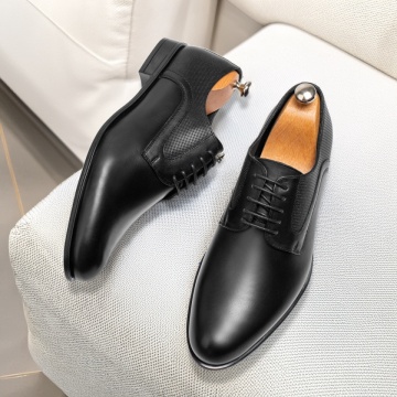 Pantofi eleganti barbati negri din Piele naturala MOD10562, 3, modlet.ro