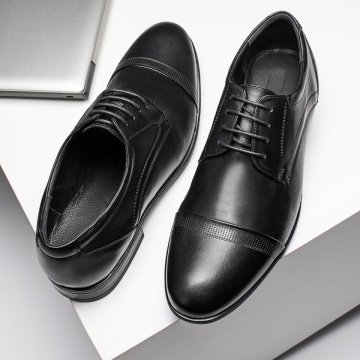 Pantofi eleganti negri barbati din Piele naturala MOD11904, 4, modlet.ro