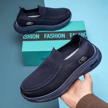 Pantofi sport barbati cu talpa groasa albastri MOD13194, 2, modlet.ro