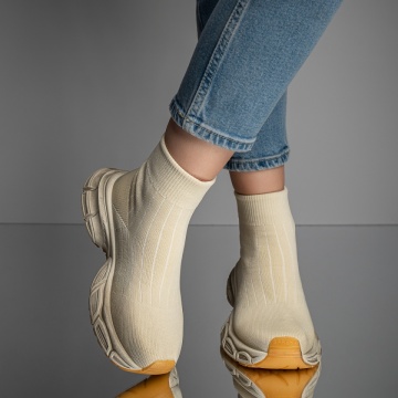 Sneakers bej dama MOD11668, 1, modlet.ro