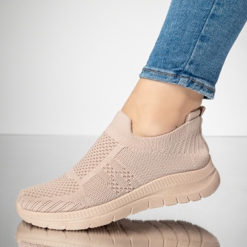 Espadrile sport dama cu talpa groasa roz MOD13238, 3, modlet.ro