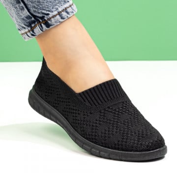 Espadrile sport dama negre ZEF08410, 4, zeforia.ro