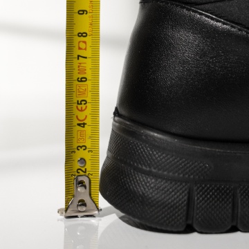 Ghete dama cu fermoar negre din fas MARA45, 4, modlet.ro