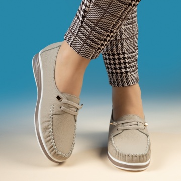 Mocasini dama cu talpa joasa khaki MOD14231, 2, modlet.ro
