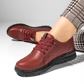 Pantofi casual dama cu strasuri rosii MARA18, 2, modlet.ro