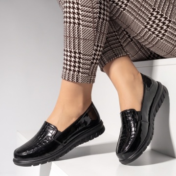 Pantofi casual dama, Pantofi casual dama negri MOD03860, modlet.ro