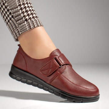 Pantofi casual dama rosii MOD11937, 3, modlet.ro