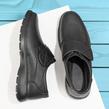 Pantofi casual negri cu scai barbati MOD11227, 3, modlet.ro