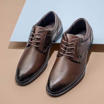 Pantofi eleganti maro cu siret barbati MOD11675, 3, modlet.ro