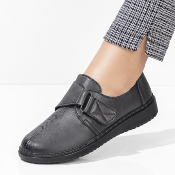 Pantofi gri dama casual cu scai MOD02960, 4, modlet.ro