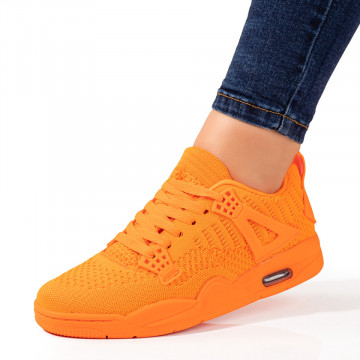Pantofi sport dama portocalii dama MOD09822, 2, modlet.ro