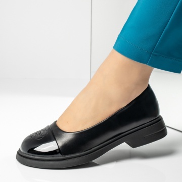 Balerini dama cu varf lucios negri MOD14200, 2, modlet.ro