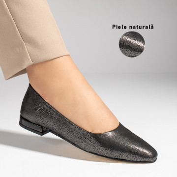 Balerini dama negru sidef din Piele naturala MOD11539, 3, modlet.ro
