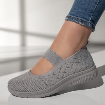 Espadrile dama cu talpa groasa gri ZEF13180, 1, zeforia.ro