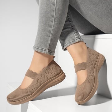 Espadrile dama cu talpa groasa khaki ZEF13180, 2, zeforia.ro