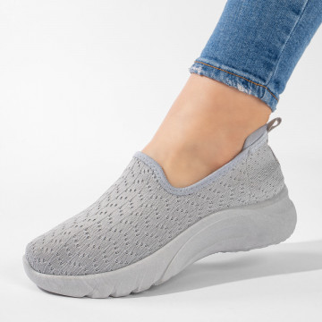 Espadrile dama sport gri EMA4, 2, modlet.ro