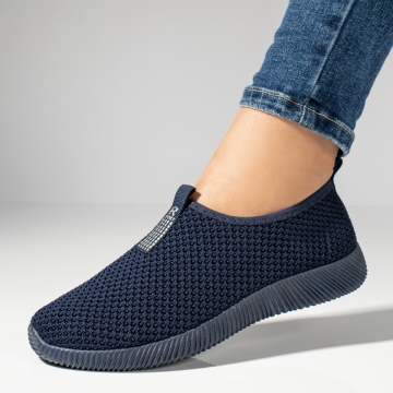 Espadrile sport dama din material textil albastre MOD13057, 4, modlet.ro