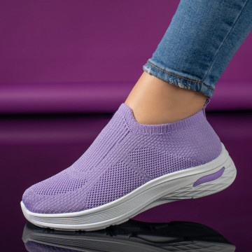 Espadrile sport dama mov MOD11173, 1, modlet.ro
