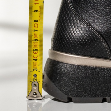 Ghete dama cu platforma negre MOD12343, 4, modlet.ro