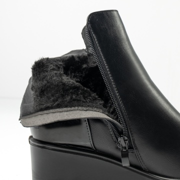 Ghete dama cu platforma negre MOD14130, 2, modlet.ro