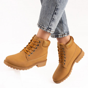 Ghete dama maro dama cu siret si talpa groasa MOD06357, 4, modlet.ro