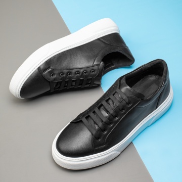 Pantofi barbati casual negri din Piele naturala MOD11908, 2, modlet.ro
