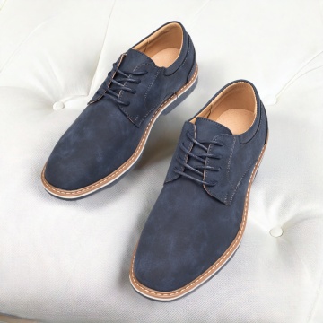 Pantofi casual barbati cu siret albastri MOD13069, 3, modlet.ro