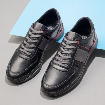 Pantofi casual barbati negri din Piele naturala MOD12019, 2, modlet.ro