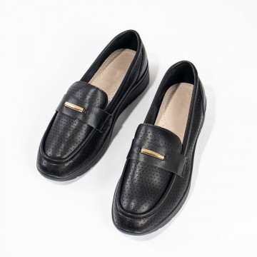 Pantofi casual dama cu platforma negri MOD11102, 4, modlet.ro