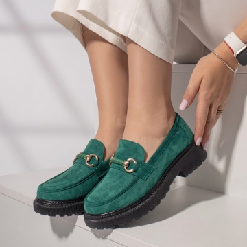 Pantofi casual dama verzi suede MOD11208, 2, modlet.ro