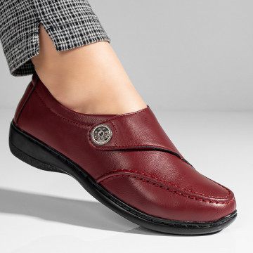 Pantofi casual dama visinii cu talpa joasa MOD10948, 4, modlet.ro
