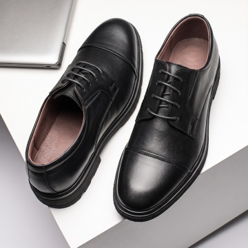 Pantofi eleganti barbati cu siret negri din Piele naturala NICU3, 2, modlet.ro
