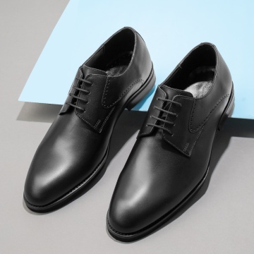 Pantofi eleganti barbati negri din Piele naturala MOD11568, 2, modlet.ro