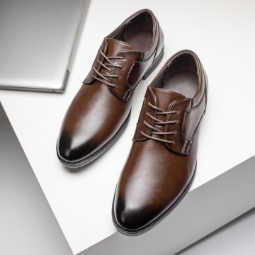 Pantofi eleganti maro cu siret barbati MOD11675, 4, modlet.ro