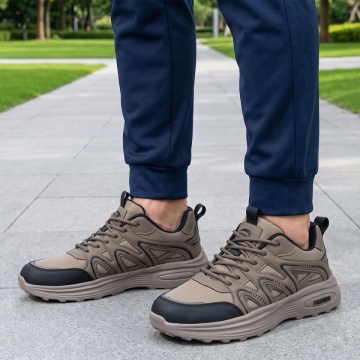 Pantofi sport barbati cu siret khaki ION15, 2, modlet.ro