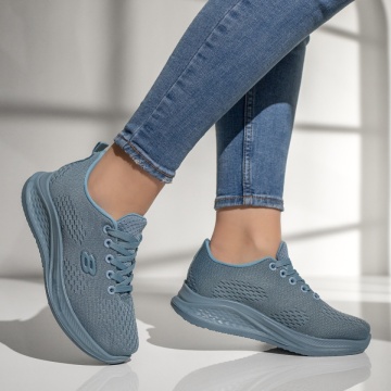Pantofi sport dama din material textil albastre ZEF13185, 3, zeforia.ro