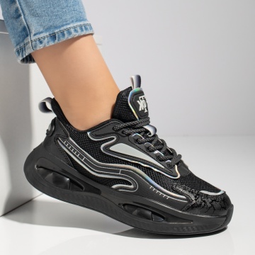 Pantofi sport dama negri MOD12224, 4, modlet.ro