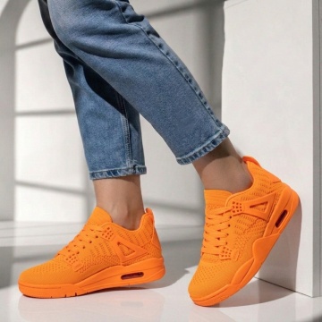 Adidasi dama, Pantofi sport dama portocalii dama MOD09822, modlet.ro