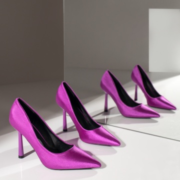 Pantofi Stiletto dama cu toc mov MOD07132, 2, modlet.ro