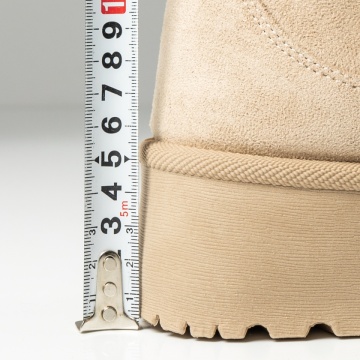 Cizme dama cu talpa groasa tip oog bej suede MOD12835, 4, modlet.ro