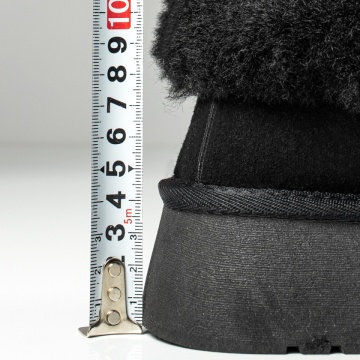 Cizme dama cu talpa groasa tip oog negru suede MOD14173, 4, modlet.ro