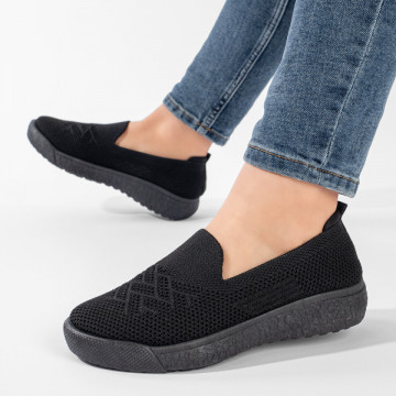 Espadrile dama sport negre MOD11164, 2, modlet.ro
