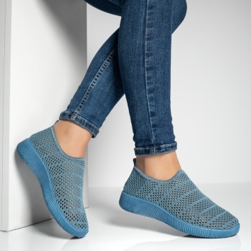 Espadrile sport dama cu perforatii albastre MOD13061, 3, modlet.ro