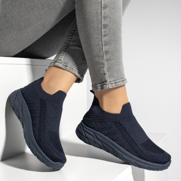 Espadrile sport dama din material textil albastre MOD13176, 3, modlet.ro
