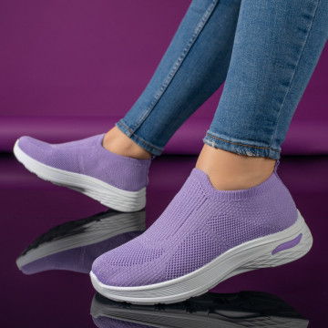 Espadrile sport dama mov MOD11173, 2, modlet.ro