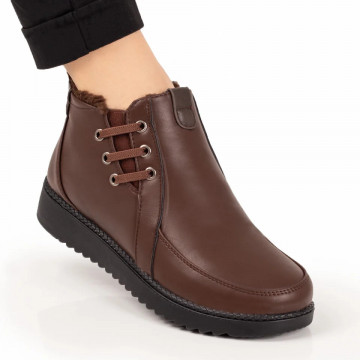 Ghete dama maro cu fermoar si insertie de material elastic MOD07661, 3, modlet.ro